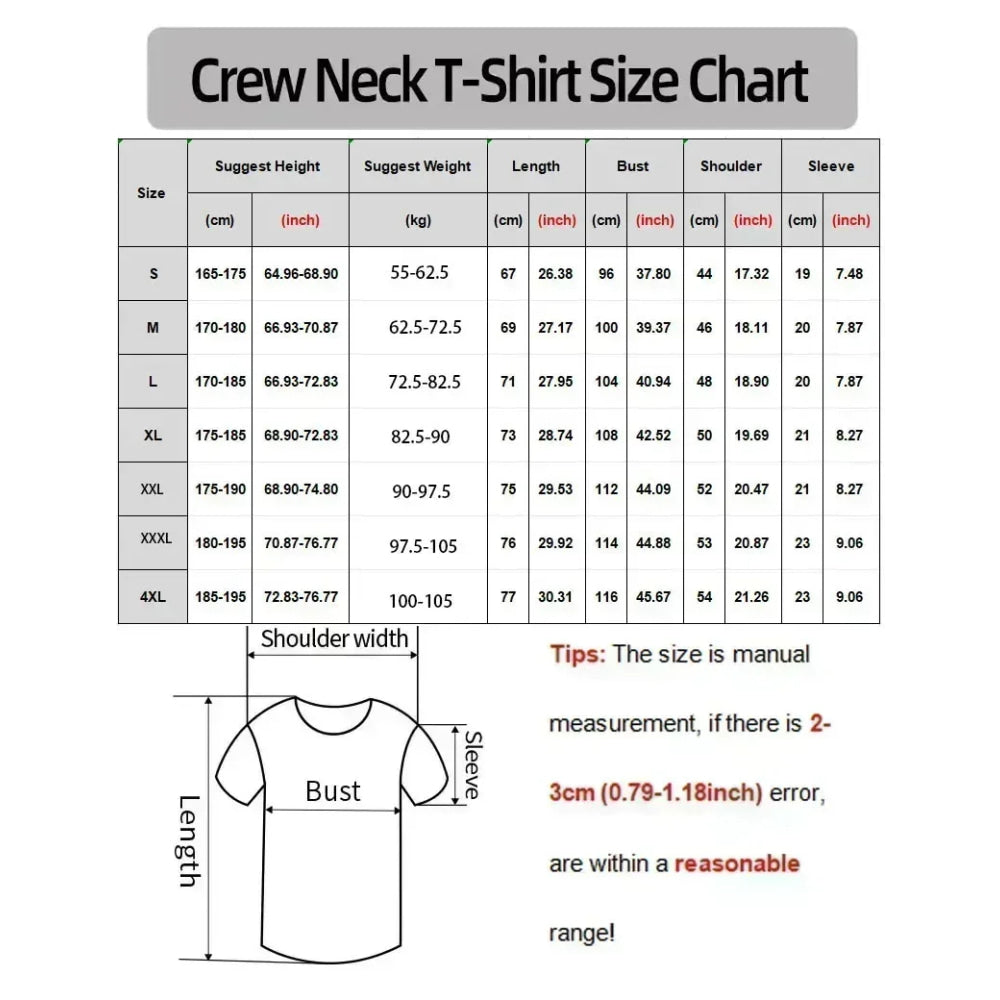Fashion short-sleeved T-shirt - Men's and Women's New season round-neck printed 250G100%cotton half-sleeve T-shirt - Casual wear