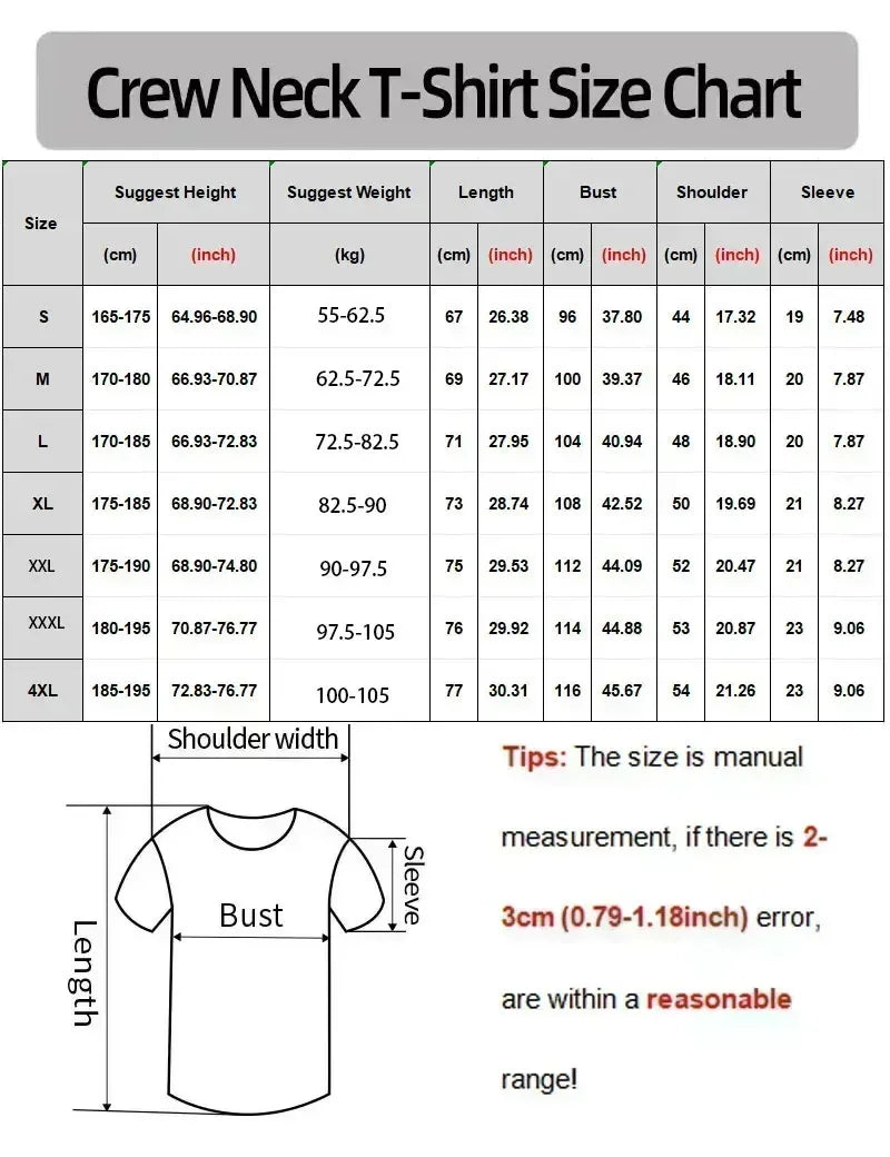 Fashion short-sleeved T-shirt - Men's and Women's New season round-neck printed 250G100%cotton half-sleeve T-shirt - Casual wear