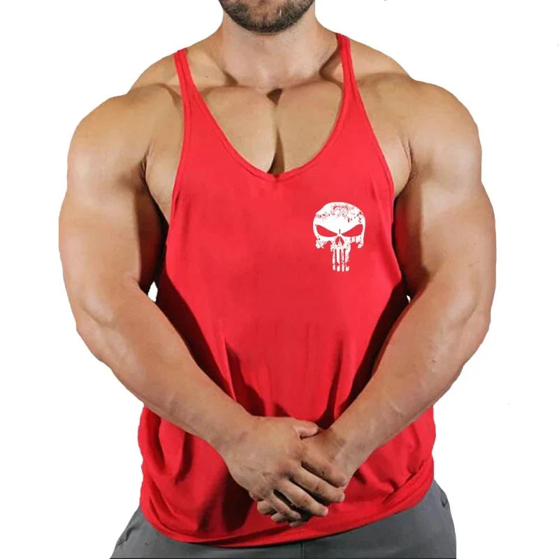 Gym Top Men Shirt Fitness Man Bodybuilding Clothing Men's Clothes Stringer Muscular Vest Singlets Vests Singlet T-shirts Tops