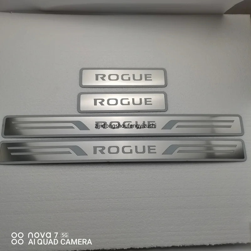 For Nissan ROGUE 2014 2015 2016 2017 2018 2019 2020 2021 Stainless Steel Door Sill Scuff Plate Welcome pedal Car Accessories