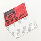 3D Metal Car Sticker GR SPORT Logo Fender Side Badge Rear Trunk Front Grille Emblem For Toyota Alphard Avensis Prius Crown Yaris
