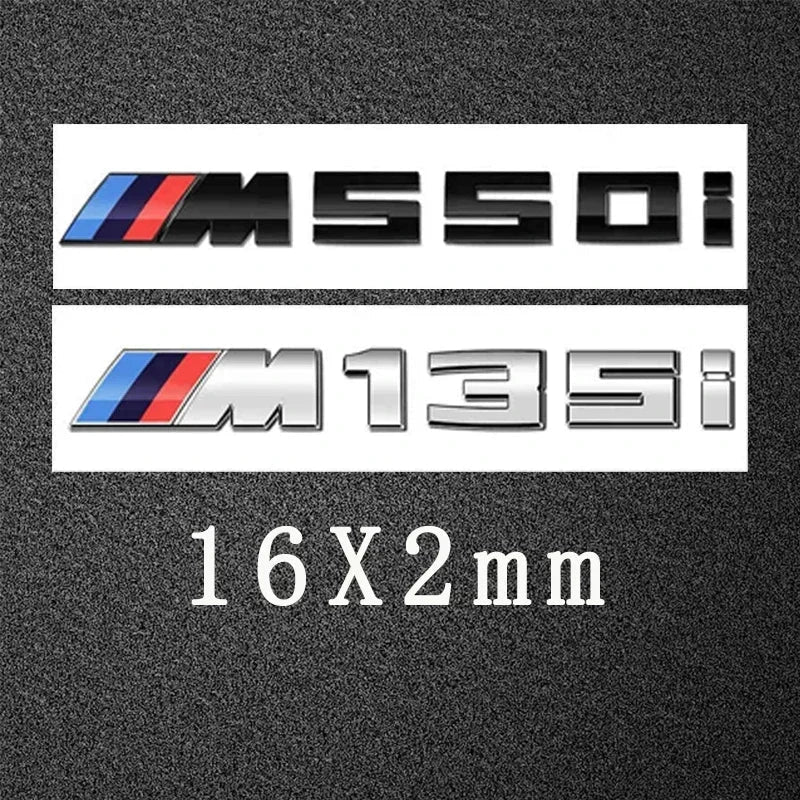 For BMW M power new emblems badge logo M125i M135i M140i M235i M240i M320i M330i M340i M350i M440i M435i M530i M540i M550i ABS