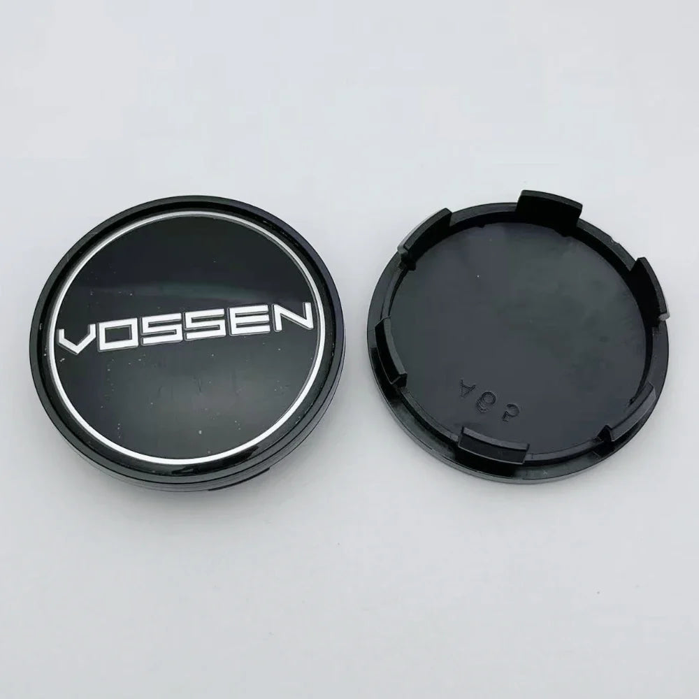4pcs 65MM 59MM Vossen Logo Emblem Badge Car Wheel Center Caps Wheel Hubcap Hub Center Dust Cover Replace Car Styling Accessories