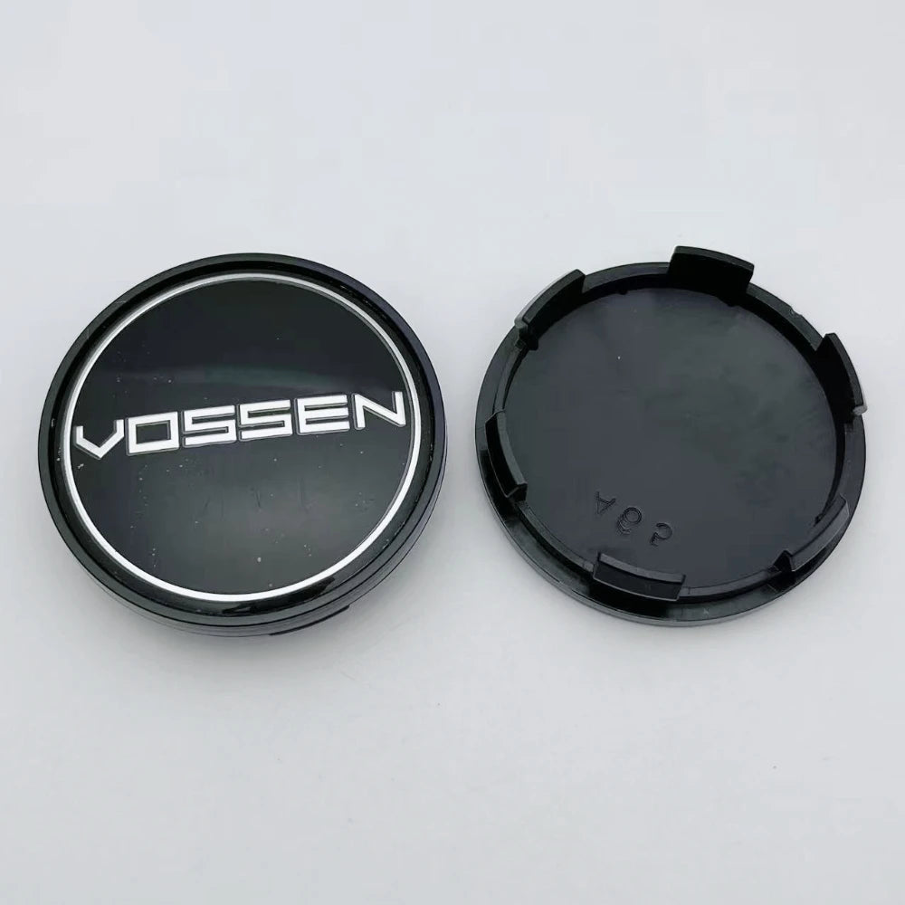 4pcs 65MM 59MM Vossen Logo Emblem Badge Car Wheel Center Caps Wheel Hubcap Hub Center Dust Cover Replace Car Styling Accessories