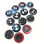 Car Sticker Easy Installation 82mm For BMW Hood Bonnet Logo Emblem Badge  Ultra Durable Anti-Rust Waterproof Front Accessory