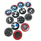 Car Sticker Easy Installation 82mm For BMW Hood Bonnet Logo Emblem Badge  Ultra Durable Anti-Rust Waterproof Front Accessory