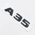 3D ABS Black A35 A45 A160 A180 A200 A250 Logo Letters 4MATIC Badge Car Rear Star Sticker AMG Emblem For Mercedes Benz