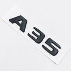 3D ABS Black A35 A45 A160 A180 A200 A250 Logo Letters 4MATIC Badge Car Rear Star Sticker AMG Emblem For Mercedes Benz