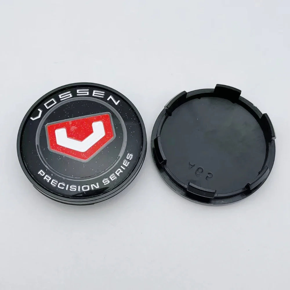 4pcs 65MM 59MM Vossen Logo Emblem Badge Car Wheel Center Caps Wheel Hubcap Hub Center Dust Cover Replace Car Styling Accessories