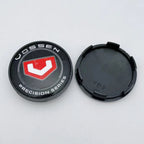 4pcs 65MM 59MM Vossen Logo Emblem Badge Car Wheel Center Caps Wheel Hubcap Hub Center Dust Cover Replace Car Styling Accessories