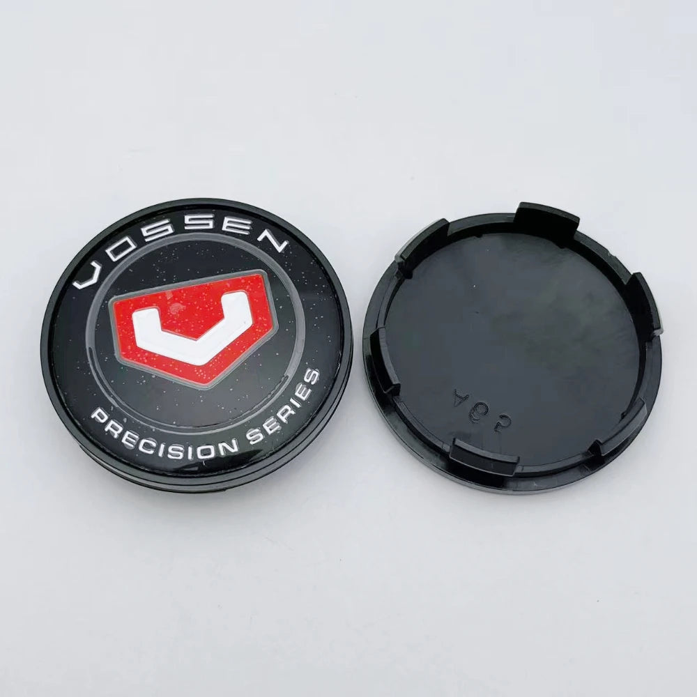 4pcs 65MM 59MM Vossen Logo Emblem Badge Car Wheel Center Caps Wheel Hubcap Hub Center Dust Cover Replace Car Styling Accessories