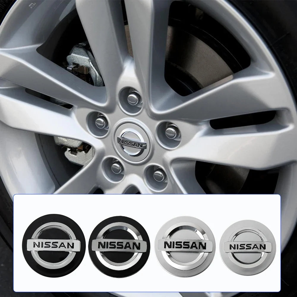 4pcs 54/60MM Car Styling Wheel Center Cap Hub Covers Badge Accessories For Nissan Nismo GTR Qashqai Almera Teana V36 Sylphy Note