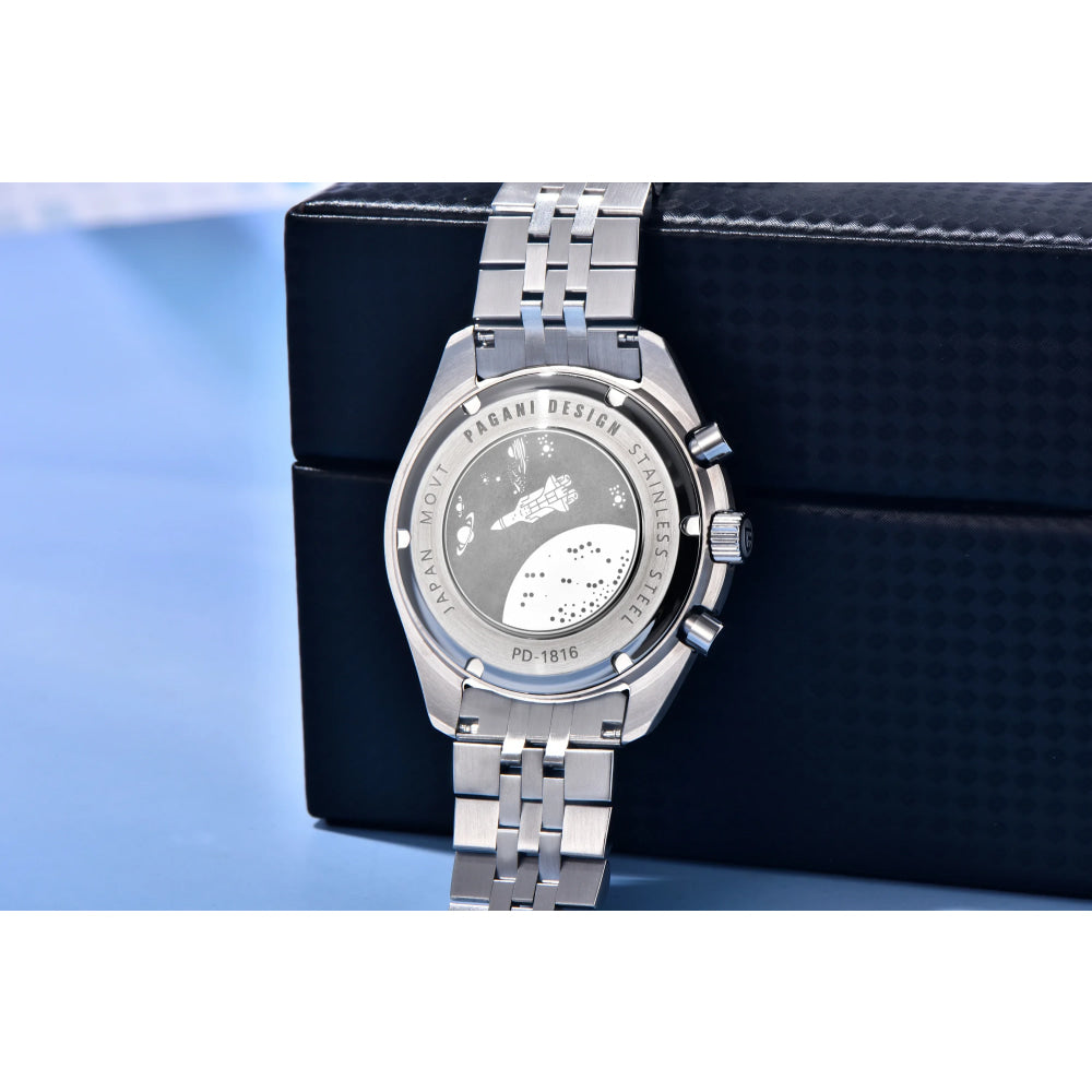 PAGANI DESIGN 2026 New Men's Watches Sport Quartz Watch For Men Racing Chronograph Waterproof AR Sapphire crystal Wristwatch Men