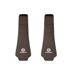 Leather Car Headrest Cover Front Rear Seat Pillow Protective Set For Nissan Sylphy N7 Teana Qashqai Note J10 J11 Navara Juke GTR