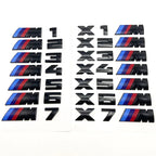 3D Rear Trunk Emblem Badge Logo Car Sticker BMW E46 E60 E64 F10 F20 F30 F06 F12 F13 E90 E92 E93 F80 F82 F87 M1 M2 M3 M4 M5 M6 M7