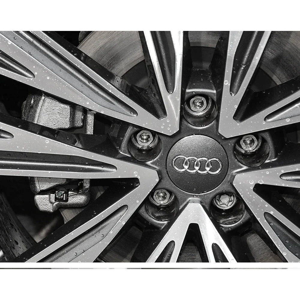 For Audi 4pcs 60mm Car Styling Audi Wheel Center Cap Emblem Hub Covers Badge For Audi B5 B6 B7 B8 B9 D3 Q3 Q5 Q7 TT A1 A3 A4 A5