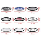 Car Styling Front Hood Emblem Rear Trunk Badge Grille Logo Sticker For Ford Focus MK3 Ranger Mondeo Fiesta S-Max  MK4 Kuga