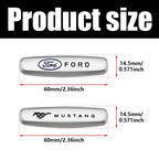 Ford  Seat Sticker Metal Badge Seat Mustang Badge For Ford Mustang Shelby Cobra Focus Mondeo F-150 Accessories Interior Sticker