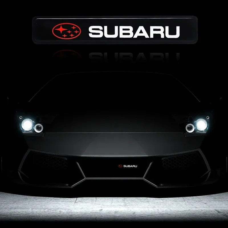 LED Car Front Grille Emblem Badge Light Decoration for Subaru STI XV WRC WRX BRZ FORESTER IMPREZA LEGACY OUTBACK Crosstrek