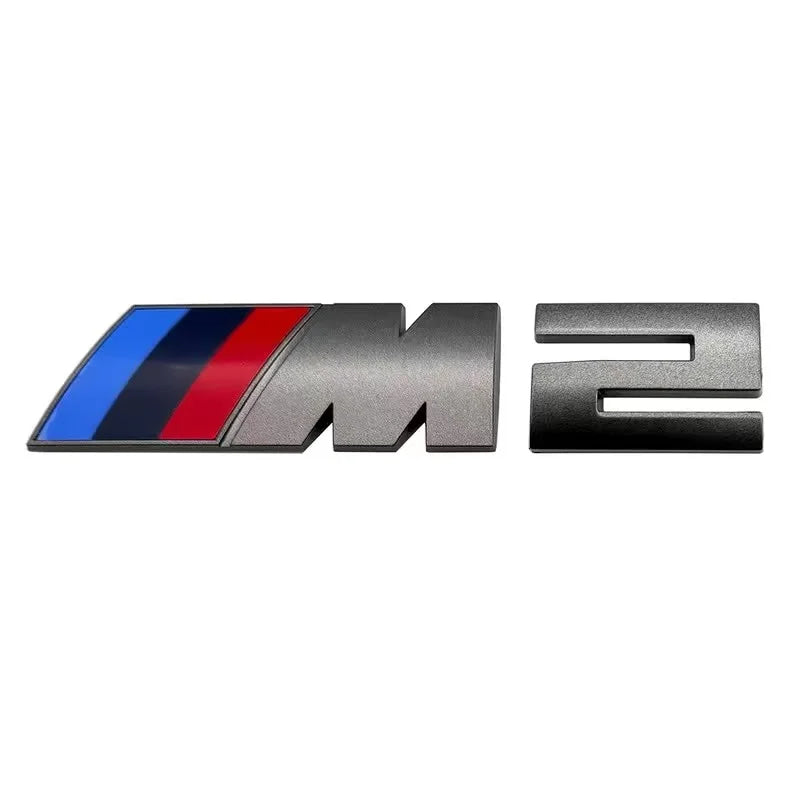 5.5cm for M logo new gray ABS sticker trunk badge for BMW X1M X2M X3M X4M X5M X6M X7M M1M2M3M4M5M6M7M8