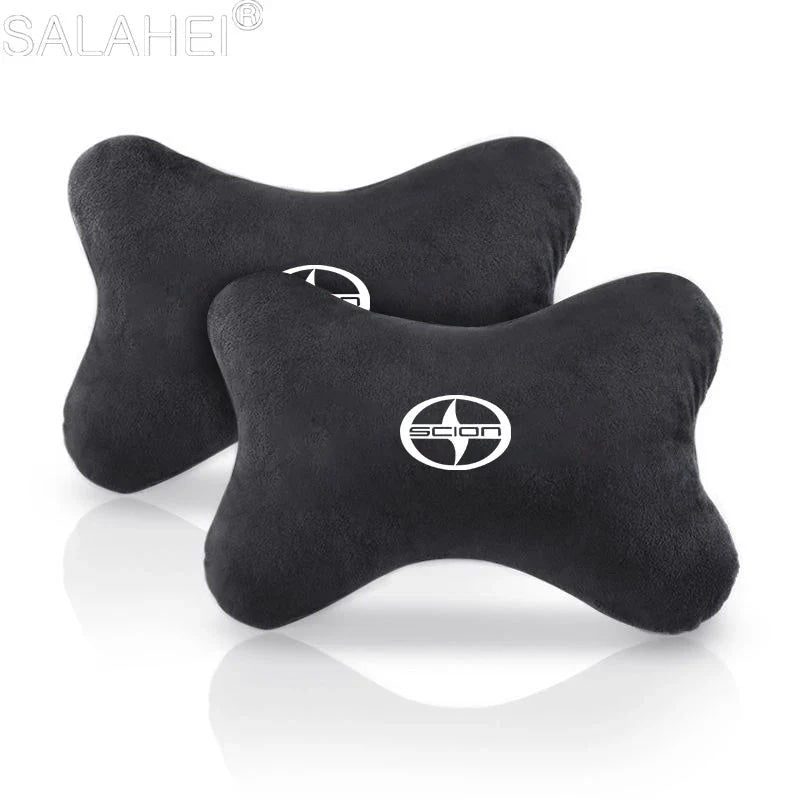 Fashion Couples For Toyota scion XA XB XD IQ TC Car Headrest Neck Pillows Seat Belt Protector Shoulder Pad Auto Accessories