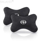 Fashion Couples For Toyota scion XA XB XD IQ TC Car Headrest Neck Pillows Seat Belt Protector Shoulder Pad Auto Accessories