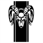 Ram Skull Stripe Waterproof Vinyl Truck Stickers Tailgate Decals Fit Dodge Ram 1500 2500 3500 Rebel Mopar Exterior Decor