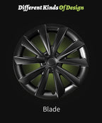 4PCS for Model 3 (2017-2023) 18 Inch Blade Wheel Cover Hubcaps Whirl Cap Rim Cover Replacement Wheel Cap Accessories for Tesla
