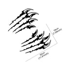 Universal Car Lamp Eyebrow Sharp Claw Stickers Headlight PVC Decals For Audi Alfa BMW Ford Honda Suzuki Auto Tuning Accessories
