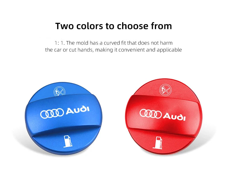 Car Sticker For Audi SLINE S3 TT Series Special Aluminum Alloy Fuel Tank Cap Refuel Box Trim Cover Auto Exterior Modification