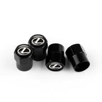 4PCS Car Wheel Tire Valve Caps Stem Case Cover Auto Accessories For Lexus CT200h ES250 ES300h NX300h RX350 IS250 IS200 GS300 450