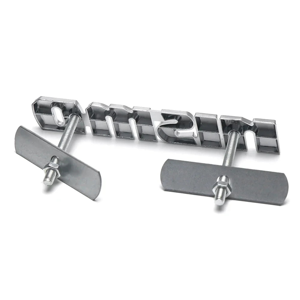 Car Front Grille Badge Decoration Trims Grill Sticker Auto Exterior Parts For Nissan Nismo Leaf X-trail Qashqai Note Juke Sentra