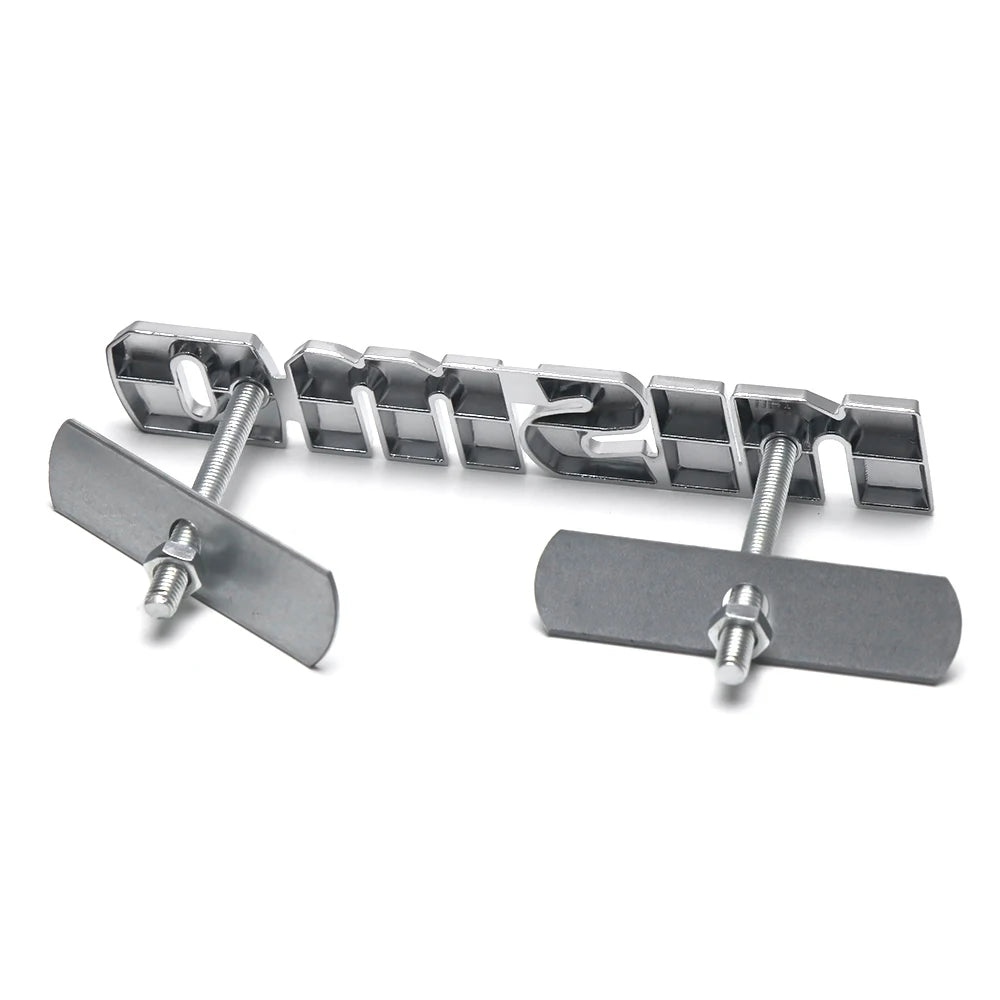 Car Front Grille Badge Decoration Trims Grill Sticker Auto Exterior Parts For Nissan Nismo Leaf X-trail Qashqai Note Juke Sentra