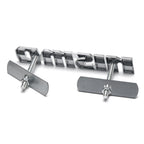 Car Front Grille Badge Decoration Trims Grill Sticker Auto Exterior Parts For Nissan Nismo Leaf X-trail Qashqai Note Juke Sentra