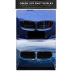 2Pcs Car Style Black Front Kidney Double Slat Grill Grille for-BMW E92 E93 3-Series 328I 335I Coupe LCI 2010-2013
