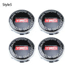 4pcs 60mm Car Tyre Wheel Center Hub Cap Badge For Toyota C-hr Prado Rav4 Yaris Hilux Prius Avensis Corolla Camry Accessories