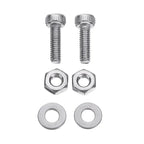 50pcs/set M2.5 Universal Turntable Headshell Cartridge Mounting Kit Stainless Steel Bolts Screws Nuts Set with Case