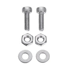 50pcs/set M2.5 Universal Turntable Headshell Cartridge Mounting Kit Stainless Steel Bolts Screws Nuts Set with Case