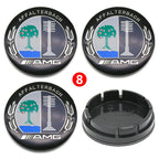 4pcs 56mm 75mm Car Wheel Center Hub Caps Cover Auto Accessories Mercedes Benz Amg C180 C200 C260 W108 W124 W126 W140 W168 W176