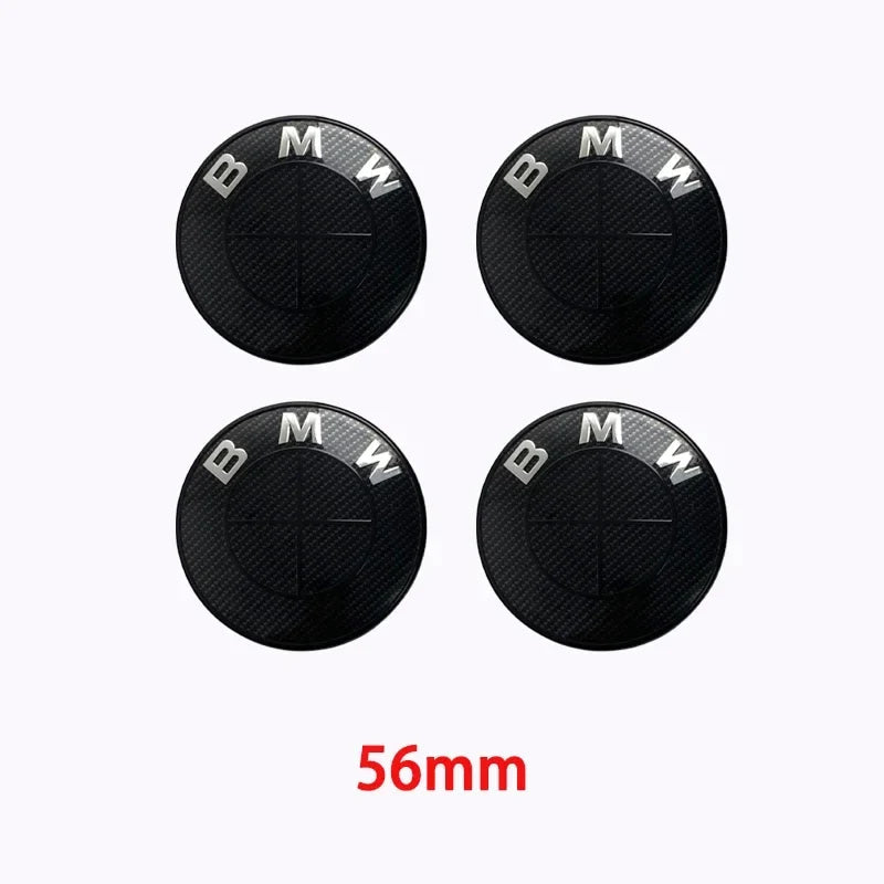 45/74/82mm automobile ABS front and rear logo hub covers are suitable for BMW Group's new badge decoration accessories.