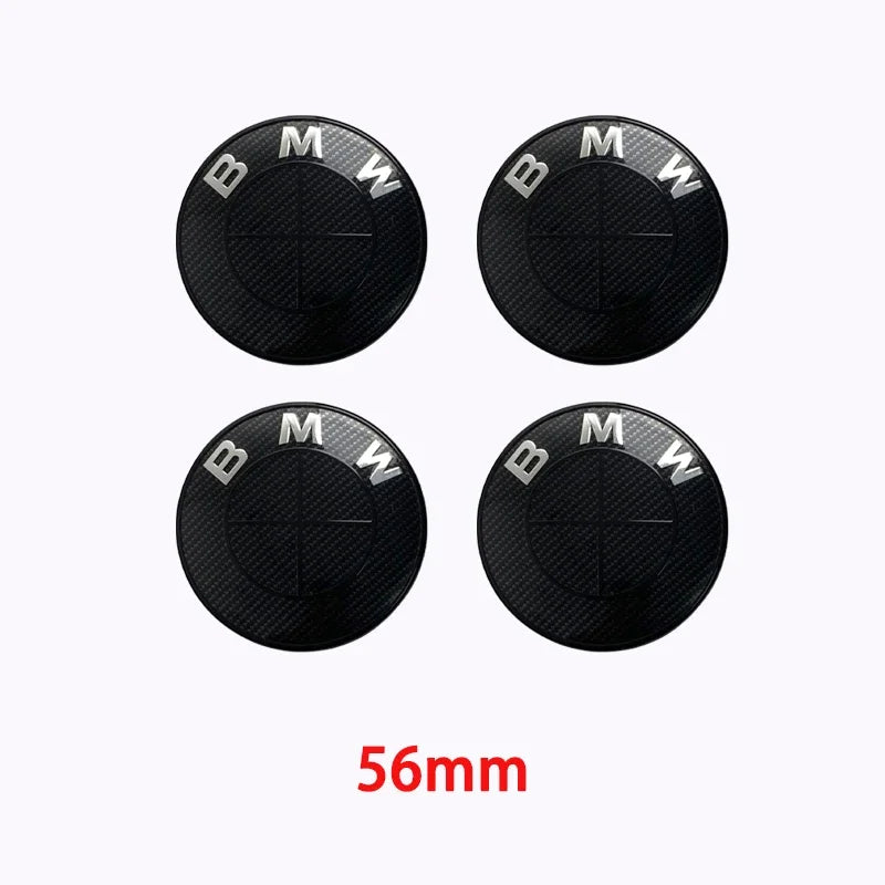 45/74/82mm automobile ABS front and rear logo hub covers are suitable for BMW Group's new badge decoration accessories.
