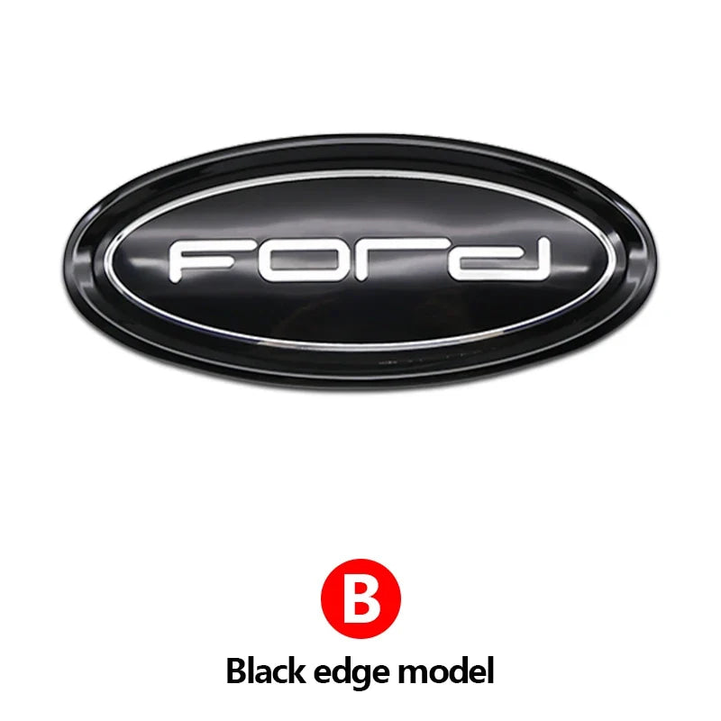 Ford Letter Badge Car Emblem Badge Sticker Front Hood ABS Rear Trunk Tailgate For Fiesta Ranger Mondeo Focus Escape Kuga Edge