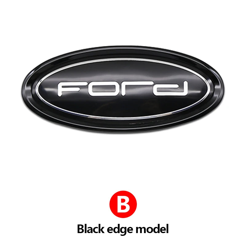 Ford Letter Badge Car Emblem Badge Sticker Front Hood ABS Rear Trunk Tailgate For Fiesta Ranger Mondeo Focus Escape Kuga Edge
