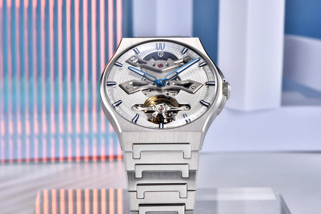 PAGANI DESIGN New 42MM Hollow Tourbillon Luxury Men Mechanical Watch Sapphire Glass Automatic Watches For Men Relojes hombres
