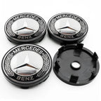 4Pcs 60mm 75mm Car Wheel Center Hub For Mercedes Benz AMG class W205 W203 GLC GLK W206 W220 W211 A180 Cap Rim Cover Accessories