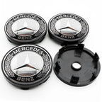 4Pcs 60mm 75mm Car Wheel Center Hub For Mercedes Benz AMG class W205 W203 GLC GLK W206 W220 W211 A180 Cap Rim Cover Accessories