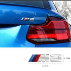 3D Emblem Car Fender Side Rear Trunk Badge M Logo Sticker Number Decal For BMW M1 M2 M3 M4 M5 M6 M7 Performance Auto Accessories