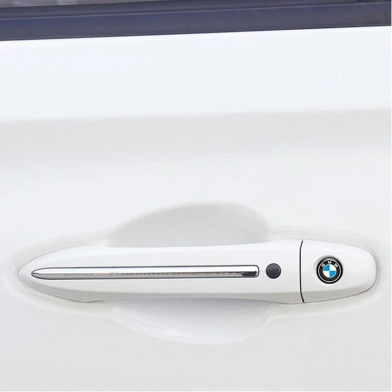 4pcs Car 20mm Door Keyhole Lock Protection Sticker Decor Decals For BMW X1 X2 X3 E46 E36 E34 F10 E90 F30 E60 F30 E53 E30 E92 E87