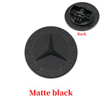 57mm 3D ABS Car Front Engine Hood Bonnet Flat Emblem Badge Universal For Auto Sedan SUV Coupe Exterior Tuning Styling Trim 1PC
