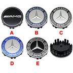 4Pcs 75MM for Mercedes Benz C E A B S Class GLE GLA GLB GLC GLS AMG W203 W204 W205 W176 W177 Floating Car Wheel Hub Center Caps